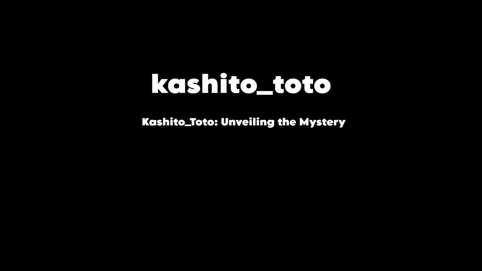 Mystical symbol representing Kashito Toto