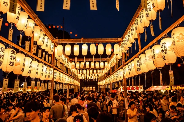 Yahatai Kodosai festival in Japan with traditional cultural celebrations